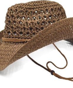 Adult Sun Straw Western Cowboy Hat EA45