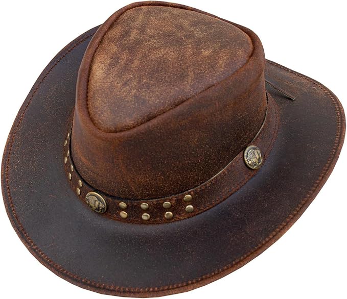 Leather Cowboy Hat
