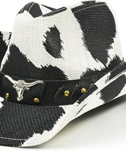 Cow Print Cowboy Hat EA27