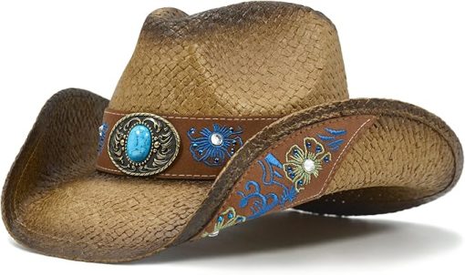 Embroidered Cowboy Hat EA32