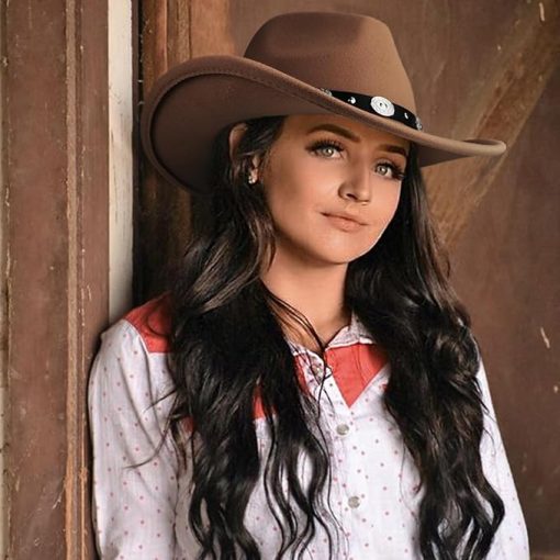 Retro Cowgirl Hat EA17 - Image 2