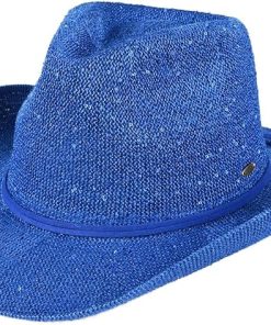 Royal Blue Cowgirl Hat EA9