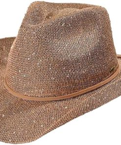 Sparkly Sequin Cowboy Hat EA7