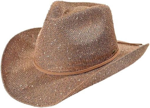 Sparkly Sequin Cowboy Hat EA7