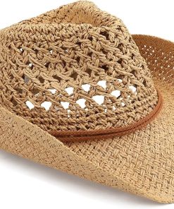 Trendy Straw Western Cowboy Hat EA44