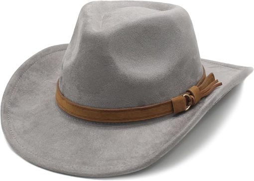 Unisex Gray Cowboy Hat EA15