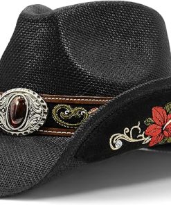 Vintage Embroidered Cowboy Hat EA31