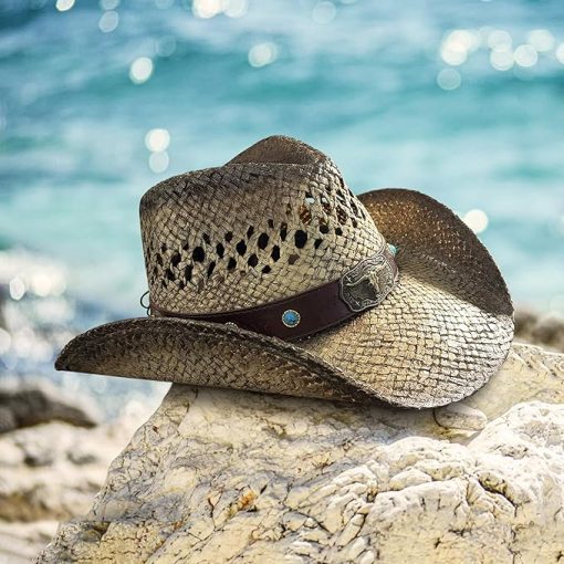 Western Beach Sun Hat EA33 - Image 2
