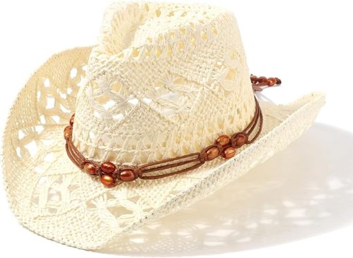 Women Shapeable Brim Western Cowgirl Hat EA23