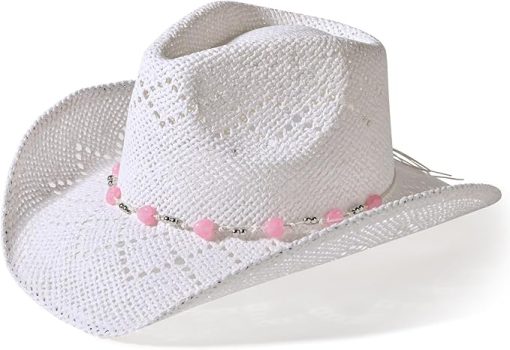 Women's Straw Cowgirl Hat EA22
