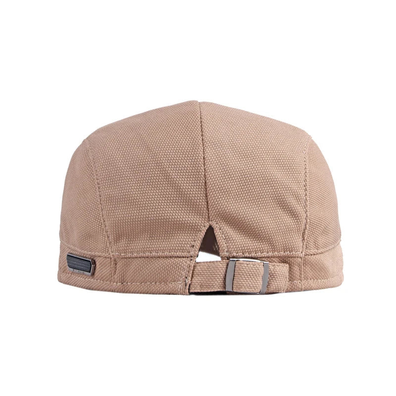 Solid Color Classic Versatile Flat Cap - Image 6