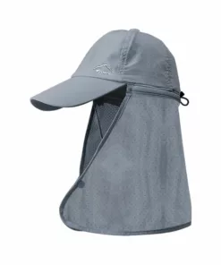 Summer Waterproof Detachable Shawl Breathable Baseball Cap
