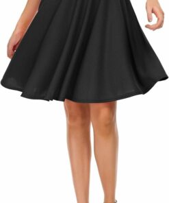 Basic A-Line Pleated Skirt EA36