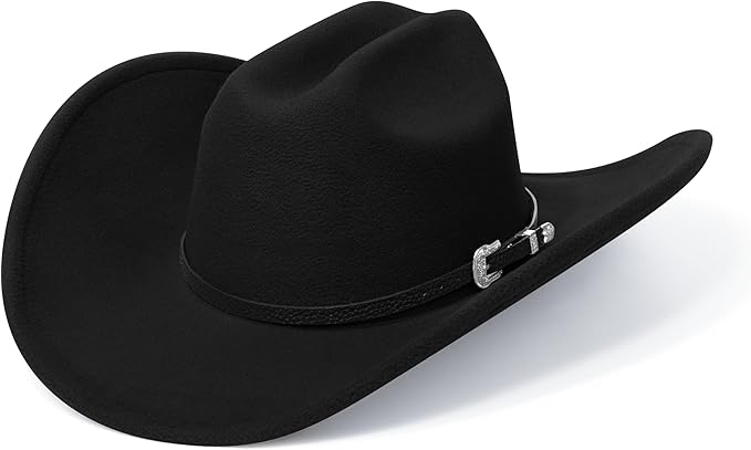 Black Western Cowgirl Hat EA22