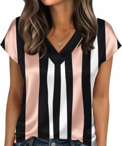 Silk Cap Short Sleeve Blouse EA32