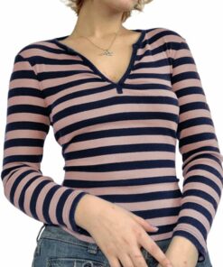 Womens Y2k Long Sleeve Top EA26