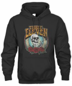 311 Merch Three Eleven Smoking Skull Hoodie