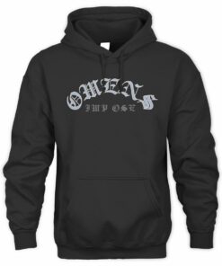 Bad Omens Merch Omens Zip Up Black Hoodie