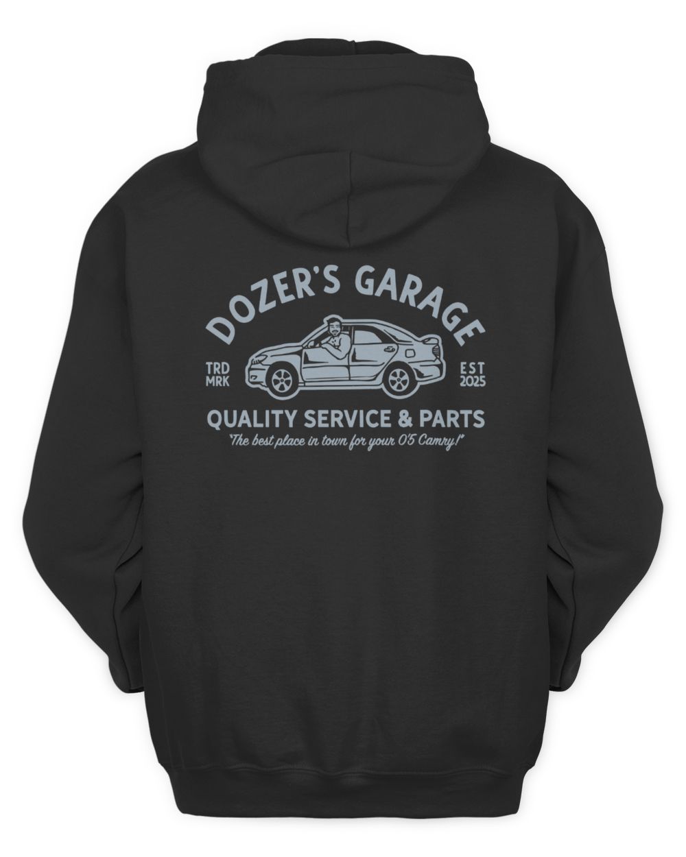Killdozer Merch Dozer's Garage Tee Black Hoodie