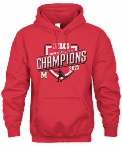 Maryland Terrapins 2025 Soccer Regular Season Big Ten Champions Hoodie