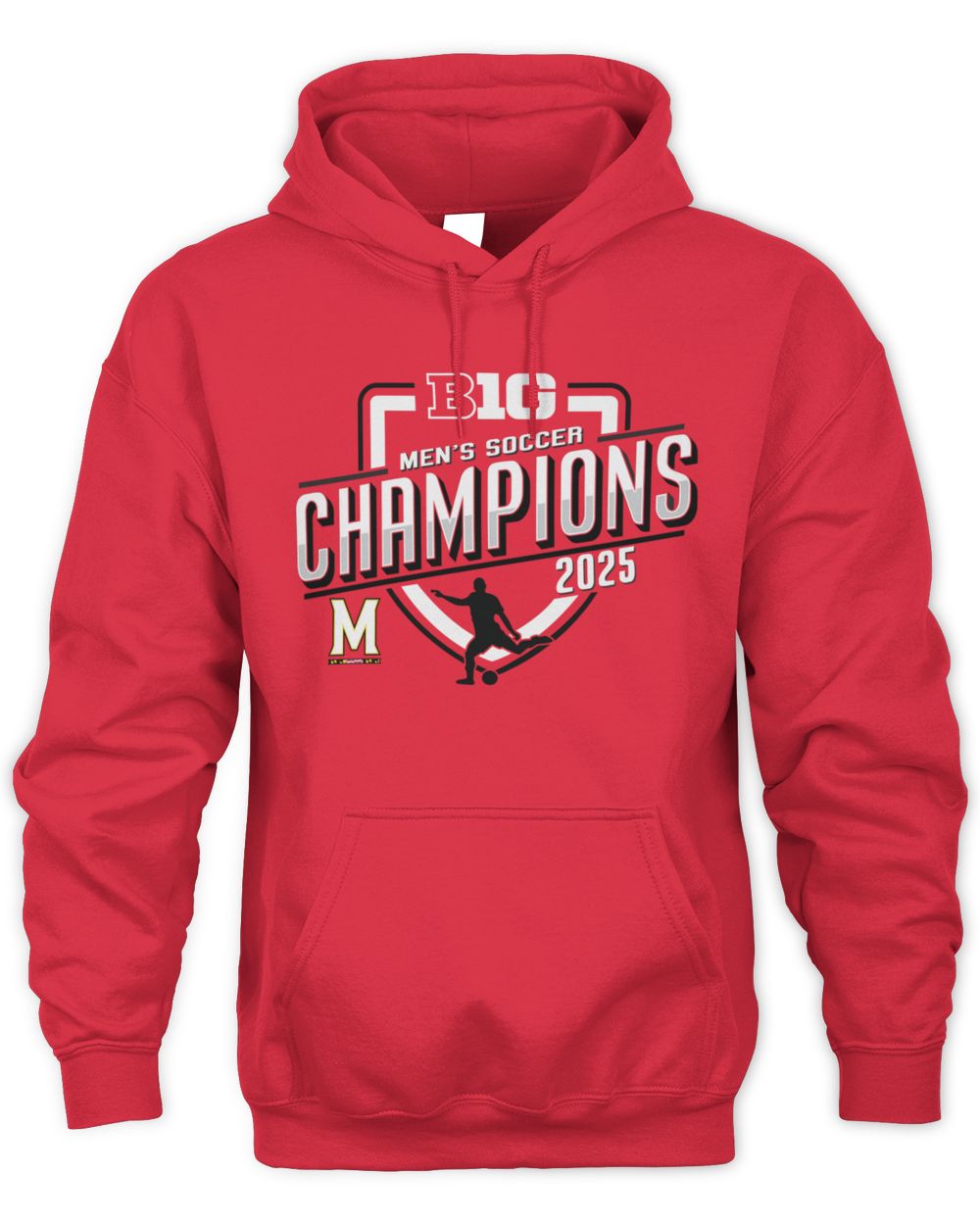 Maryland Terrapins 2025 Soccer Regular Season Big Ten Champions Hoodie