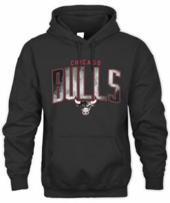 NBA Shop Chicago Bulls Arch Smoke Black Official Hooodie