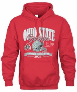 NCAA Shop Unisex Blue 84 Scarlet Ohio State Buckeyes College Football Playoff 2025 Cotton Bowl Sweatshirt Hoodie