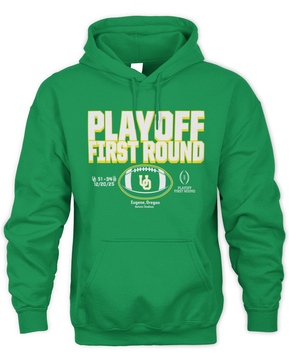 NCAA Shop Oregon Ducks 2025 CFP First Round Winner Sweatshirt Hoodie