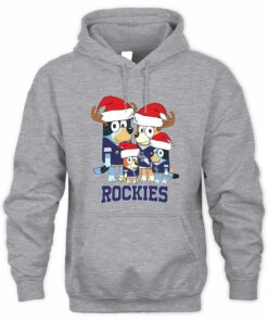 Colorado Rockies Family Christmas Santa Hat Cute Baseball Hoodie