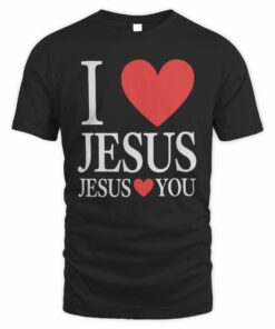 Bryce Crawford Shop I Love Jesus Jesus Loves You T-Shirt