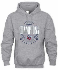 Official Liberty Flames Conference USA 2025 Champions Graphic Hoodie