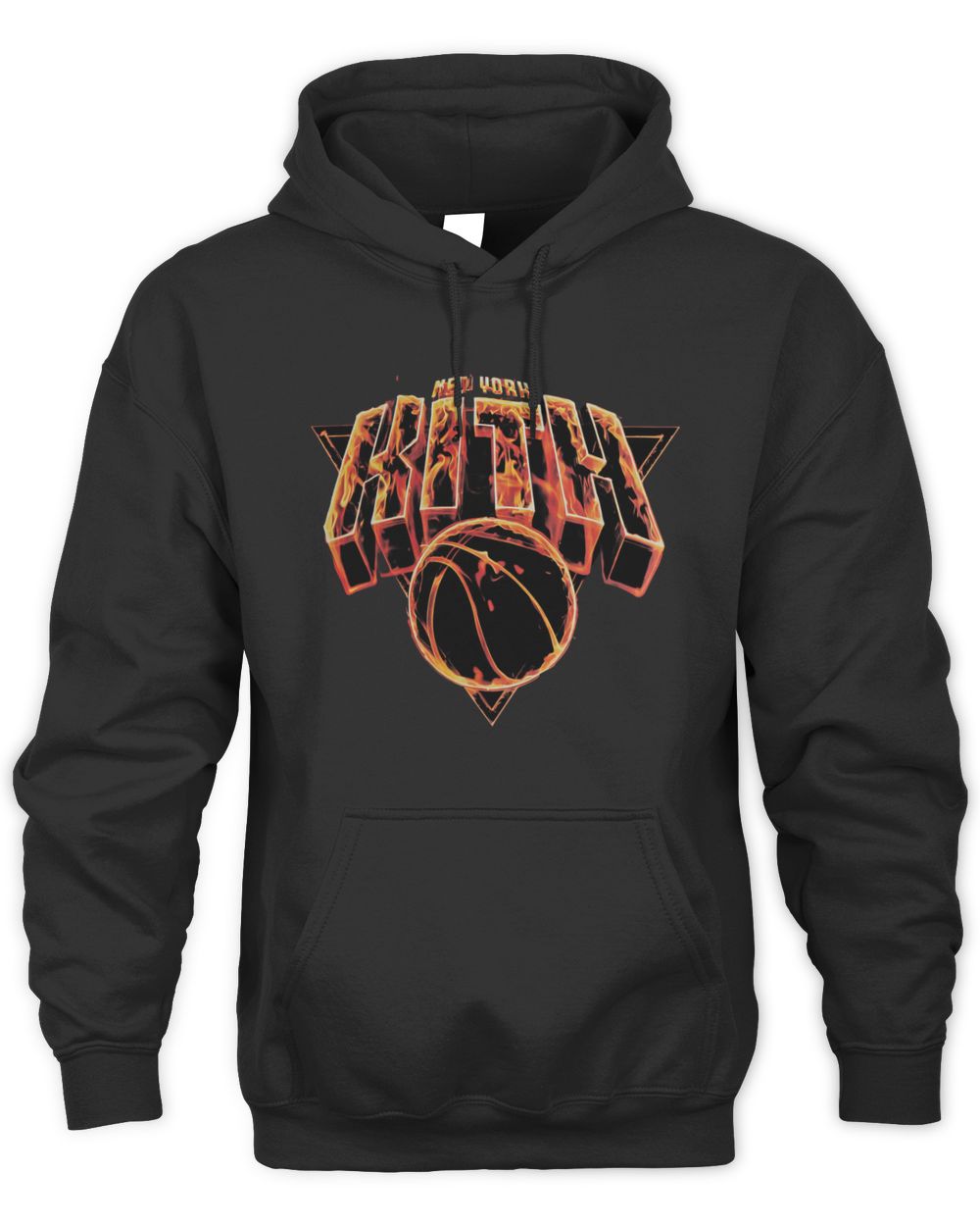 Knicks Fire Basketball Logo Kith Hoodie