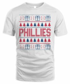 Philadelphia Phillies Baseball Christmas Ugly Sweater T-Shirt