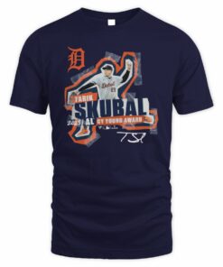 Tarik Skubal Detroit Tigers 2025 AL Cy Young Award Winner T-Shirt