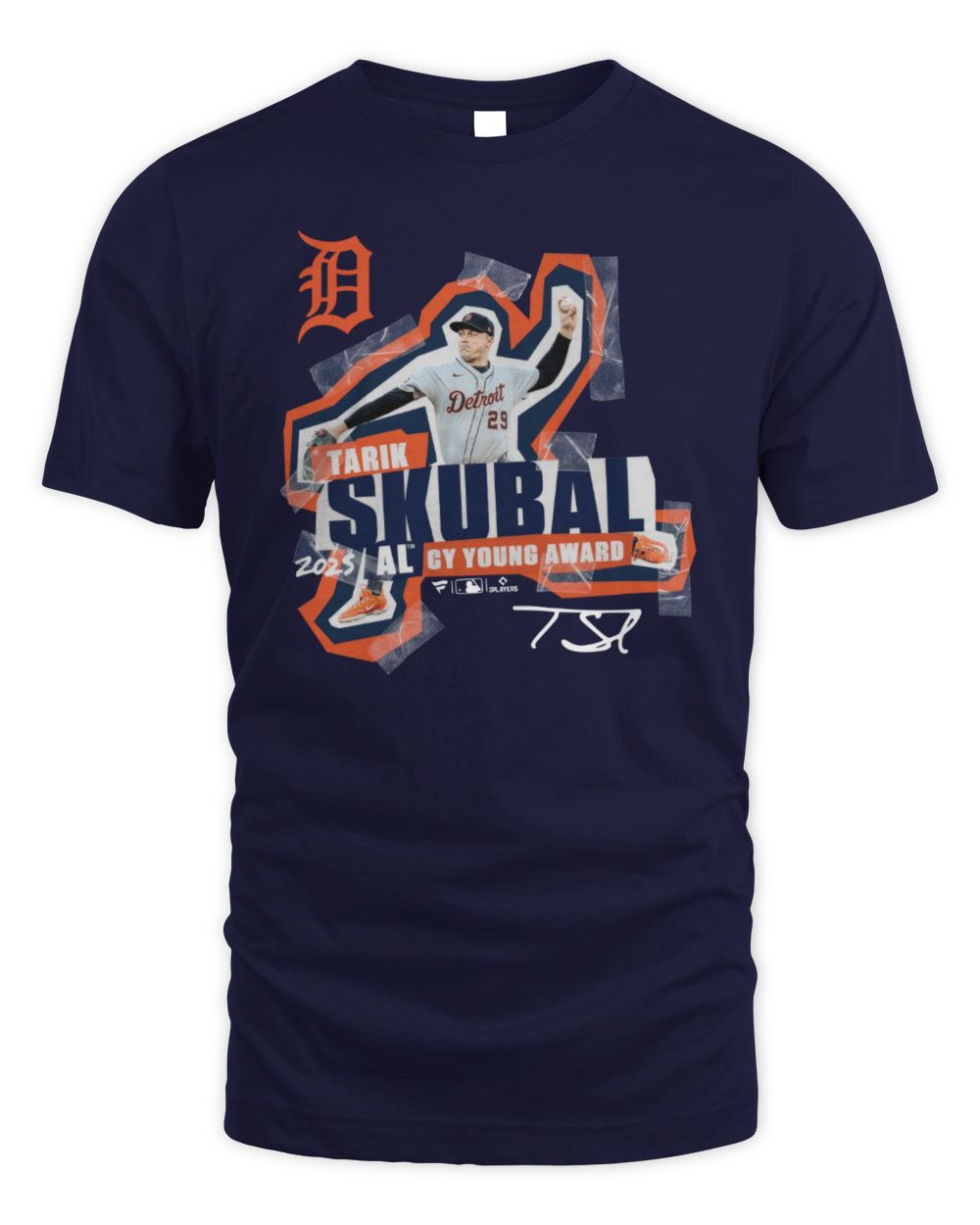 Tarik Skubal Detroit Tigers 2025 AL Cy Young Award Winner T-Shirt