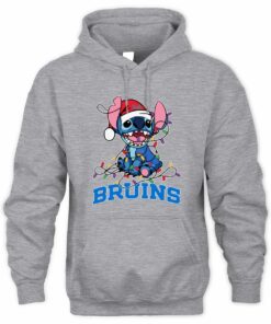 UCLA Bruins Stitch Santa Christmas Lights Hoodie