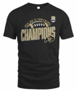 Colorado Buffaloes 2025 Big 12 Football Champions Locker Room T-Shirt