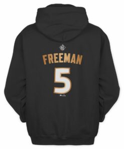 Los Angeles Dodgers 2025 Freddie Freeman Back Name Number 5 Champions Hoodie