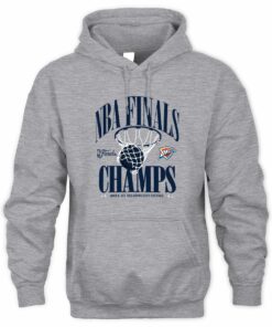 NBA Shop Oklahoma City Thunder 2025 Finals Champions Playoff Fade Away Hoodie Official