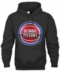 NBA Shop Detroit Pistons Midnight Mascot Black Official Hoodie