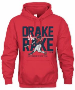 2025 Rookie Of The Year Drake Baldwin The Rake Baseball Hoodie