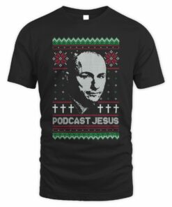Podcast Jesus Ugly Christmas T-Shirt