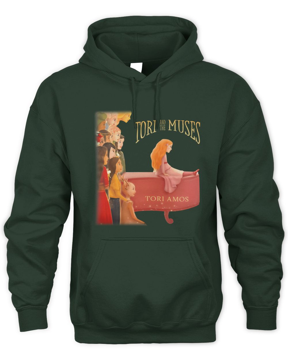 Tori Amos Merch Tori And The Muses Piano Hoodie