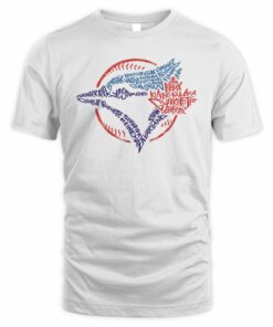 Toronto Blue Jays Player Name Typography T-Shirt