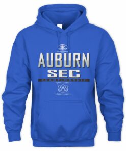 Official 2025 SEC Football Championship Auburn Tigers Logo Hoodie