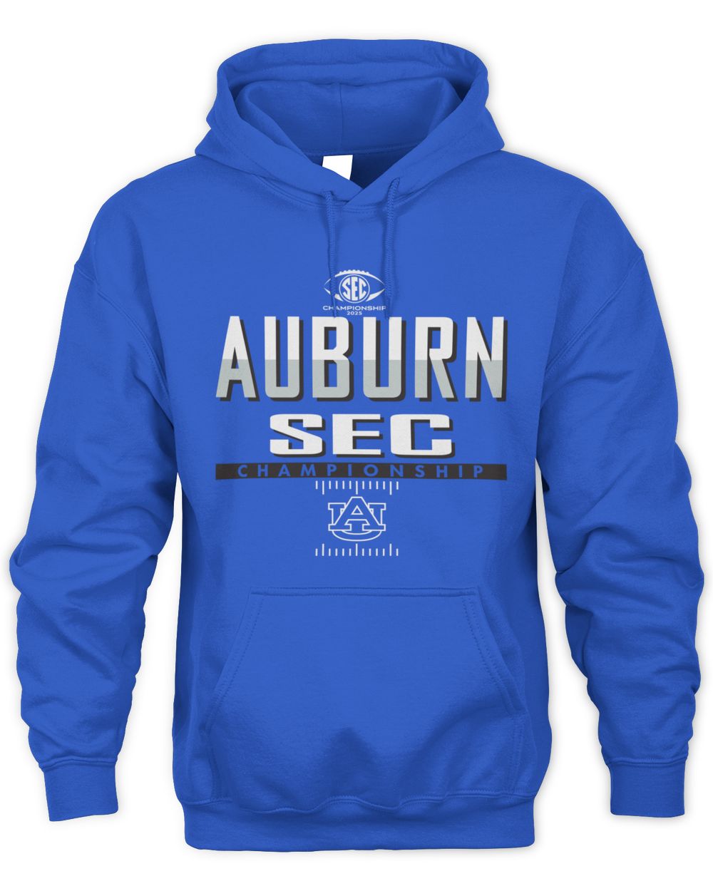 Official 2025 SEC Football Championship Auburn Tigers Logo Hoodie