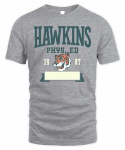 Stranger Things Personalized Raglan Shirt Hawkins Phys Ed.
