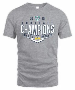 Official Toledo Rockets 2025 MAC Football Champions Shirt