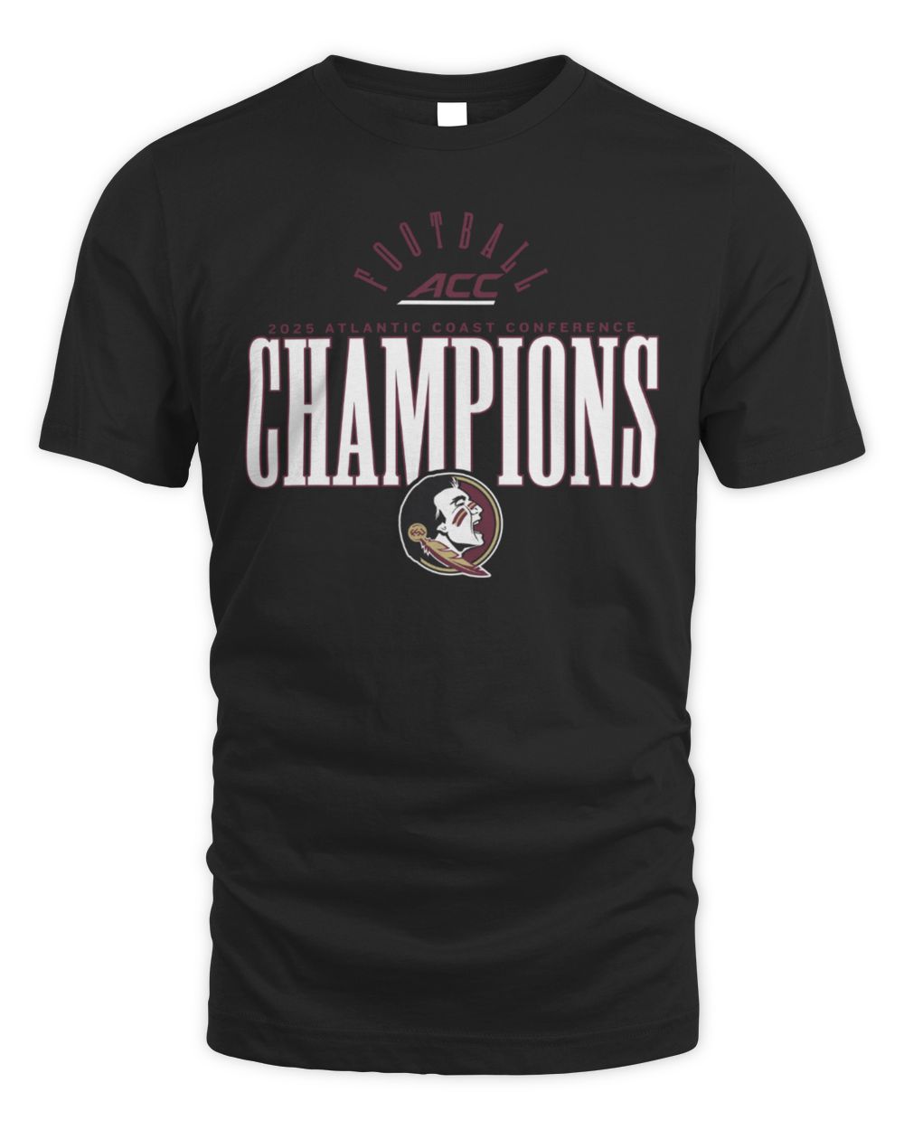 2025 Atlantic Coast Conference Football Champions Florida State Seminoles Tee
