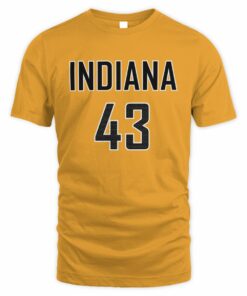 Indiana Pacers Siakam 43 City Edition Statement Name Number T-Shirt